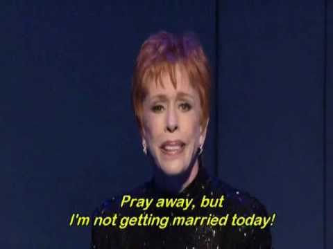 "Getting Married Today" - Putting It Together (2000) - Carol Burnett