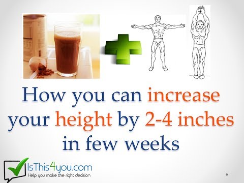 learn how to increase height up to 4 inches by following this exercices!