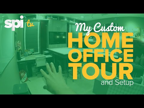 My Custom Home Office Tour and Setup - SPI TV Ep. 2