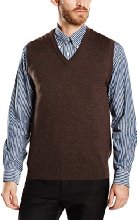 Brooks Brothers - Saxxonn Vest Biella, Maglia da uomo, brown 64, 52/L