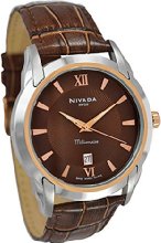 Nivada NG42551GBICCR Reloj Formal para Hombre, Ovalado