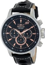 Invicta 16012 S1 Rally Reloj de hombre análogo y cuarzo japonés negro