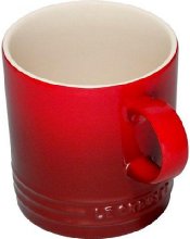 Le Creuset Tazza mug in gres 350 ml colore: Rosso ciliegia