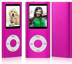 NEUE 16GB 4. GENERATION MP3 MUSIC MEDIA PLAYER RADIO VIDEO FM 1.8 "LCD-Bildschirm (nicht IPOD,nicht itunes unterstützen) (rosa)