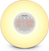 Philips HF3506/65 Wake-Up Light with Radio, Silver