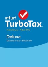 TurboTax Deluxe 2015 Federal + Fed Efile Tax Preparation Software - PC Download