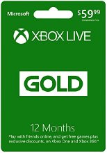 Microsoft Xbox LIVE 12 Month Gold Membership