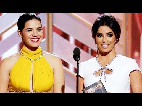 Ricky Gervais MOCKS Donald Trump Deporting Eva Longoria & America Ferrera at 2016 Golden Globes