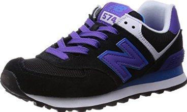 [ニューバランス] new balance スニーカー WL574M NB WL574M OX (BLACK/PURPLE/23)