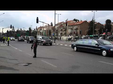 VICE PRESIDENT OF THE UNITED STATES MOTORCADE.