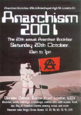 anarchist book fair poster & sticker