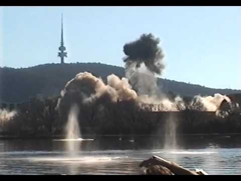 Canberra Hospital Implosion 1997