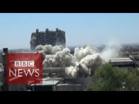 Inside Syria: Subterranean battle in Damascus- BBC News