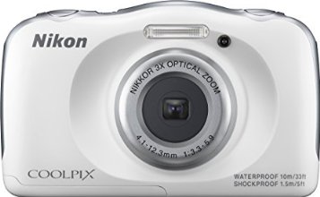 Nikon Coolpix S33 Appareil photo numérique compact 13,2 Mpix Écran LCD 2,7" Zoom optique 3X Blanc