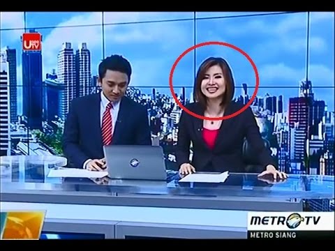 berita lucu indonesia - Presenter Metro Tv Ketawa Ketawa Gak Jelas Ngakak Abis !!!