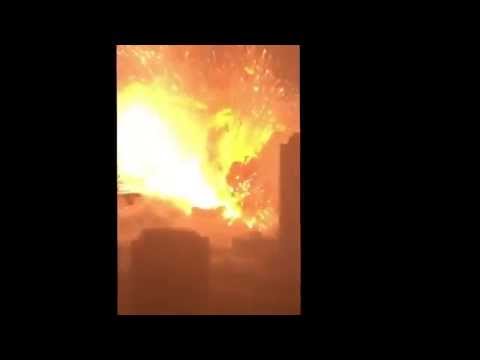 TIANJIN EXPLOSION | 2 block away | CLOSEST VIDEO | OVER 200 dead estimated