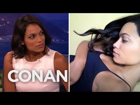 Rosario Dawson's Sexy James Franco-Inspired Selfies  - CONAN on TBS