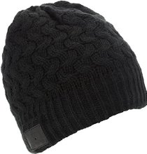 KitSound Bluetooth Audio Beanie Mütze mit Integrierten Kopfhörern für iPod, iPhone, iPad, Smartphone, Tablet und Bluetooth-fähigen MP3 Player - Schwarz