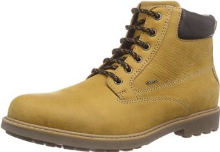 Geox U Norwolk B, Stivaletti, Uomo, Beige (Biscuit), 42