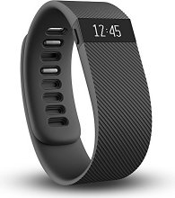 Fitbit Charge Wireless Activity Wristband, Black, Large