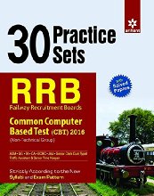 30 Practice Sets Railway Recruitment Boards RRB (Non-Technical Cadre) 2016