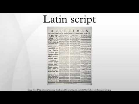 Latin script