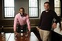 Front of house: Restaurant manager Marvin Holder and assistant manager Andrew Harvey at Lamaro's Bodega.