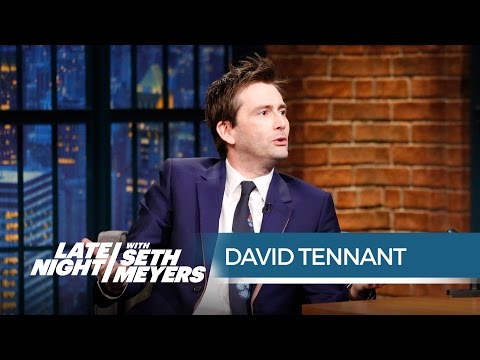 David Tennant Talks Playing Jessica Jones' Charming Villain - Late Night with Seth Meyers