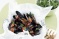 Mussels with tomato, garlic & oregano