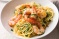 Linguine with prawns, chilli, garlic & rocket