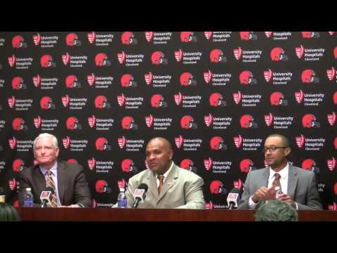 Cleveland Browns:  Hue Jackson introductory press conference (FULL)