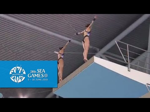 Aquatics Diving Synchronised Platform Finals (Women) Day 2|28th SEA Games Singapore 2015