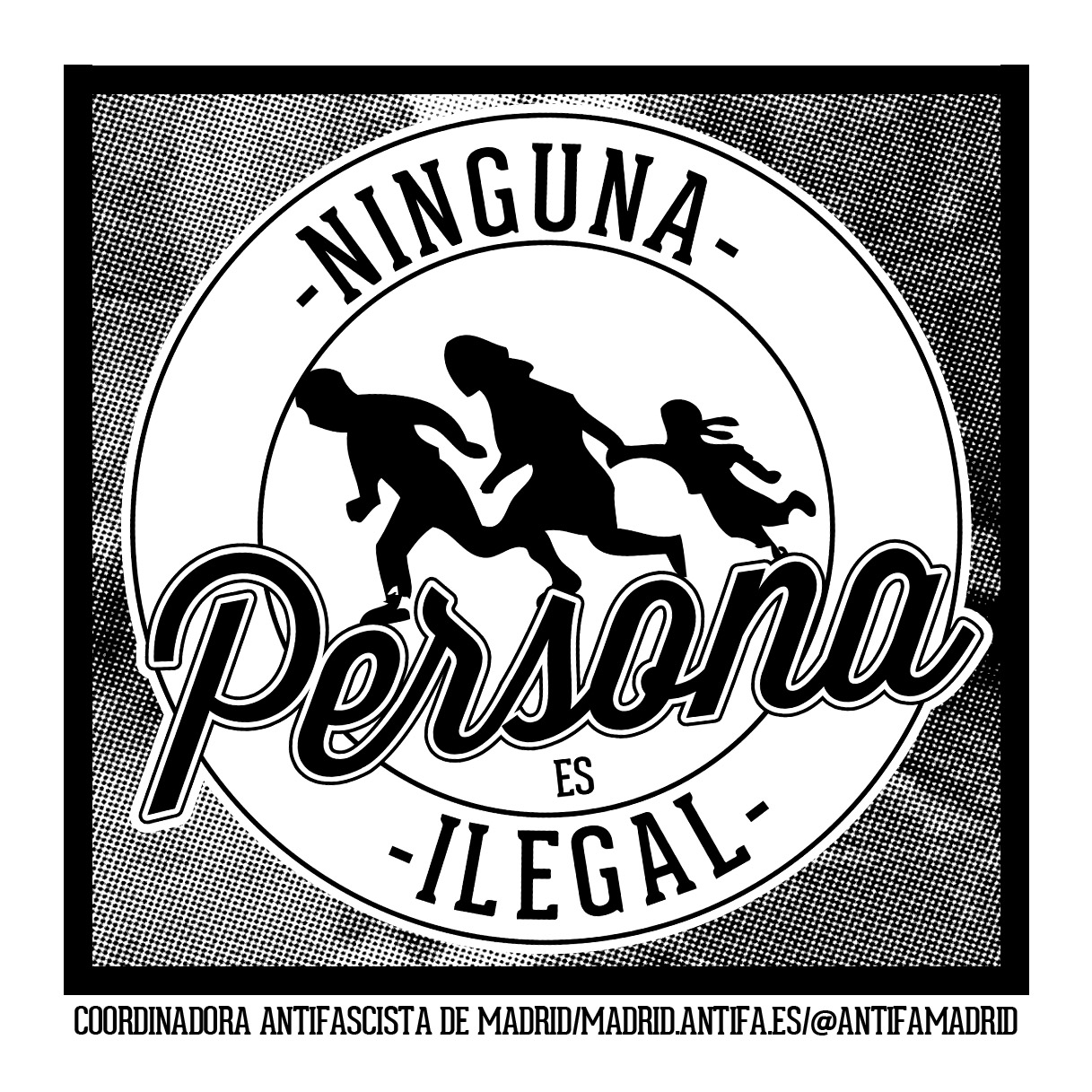 Pegatina Ninguna persona es ilegal