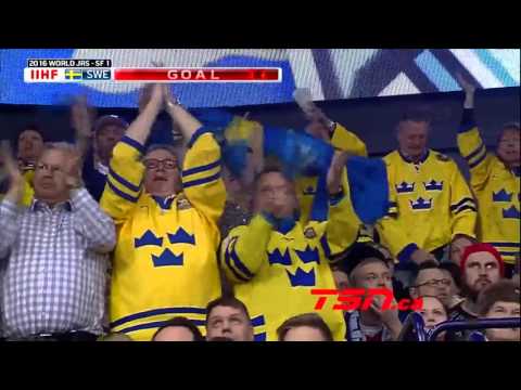 Sweden vs. Finland (Highlights) / Semifinals / IIHF World Juniors 2016