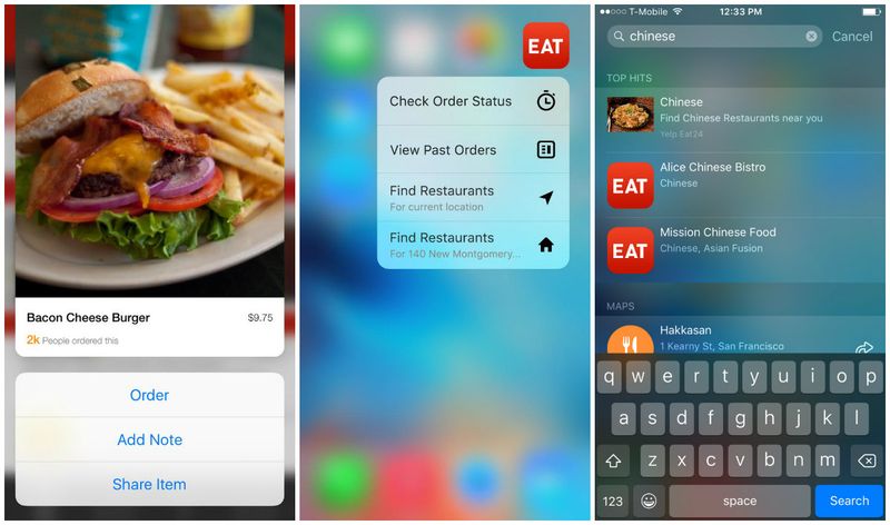 Eat24 app update collage