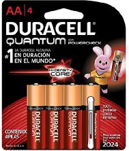 Duracell Quantum Pilas AA, 4 piezas