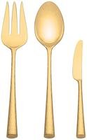 Lenox Marchesa  Imperial Caviar Gold 3-pc Flatware Serving Set