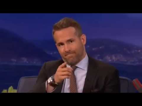 Ryan Reynolds As DEADPOOL On Conan   8-4-2015