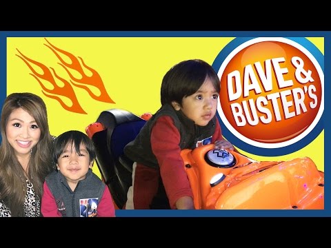 Family Fun Indoor Games and Activities for Kids Dave & Buster's Car Racing Surprise Toys