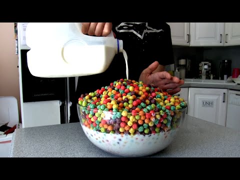 Giant Bowl of Trix Cereal (5,000+ Calories)