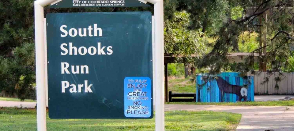 South Shooks Run Park Sign