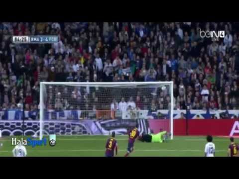 اهداف مباراة برشلونة و ريال مدريد 6-4 تعليق عصام الشوالي و فهد العتيبي 2014