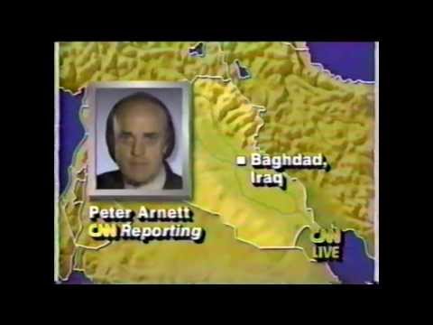 Operation Desert Storm - CNN Live News Coverage - Part 1