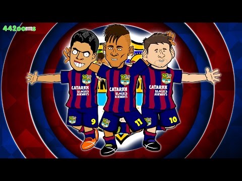 MSN SONG! Bayern Munich vs Barcelona 3-2 PARODY (Champions League Semi-Final 2015 Goals Neymar)