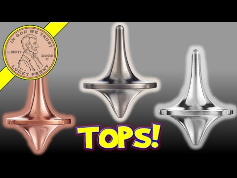 ForeverSpin™ World Famous Metal Spinning Tops, Titanium, Zirconium, Copper & Aluminum