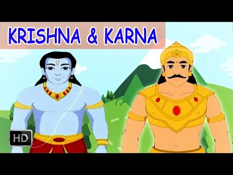 Krishna & Karna Stories - Short Stories from Mahabharata - Animated Stories for Kids