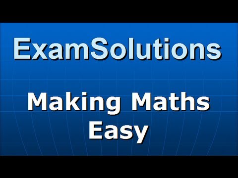 Transformations of Graphs : C1 Edexcel January 2011 Q5 : ExamSolutions Maths Tutorials