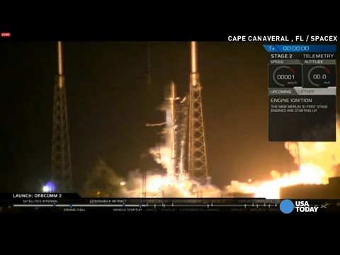 SpaceX launches Falcon 9, successfully lands booster