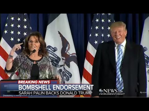 Sarah Palin | Endorsement SPEECH for Donald Trump