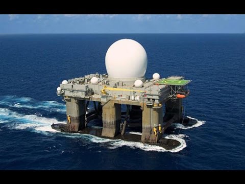 WORLDS MOST POWERFUL RADAR US Military SBX-1 Missile defense radar.